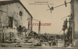 CPA GUERRE 1914-1918 - LUNEVILLE - LE MOULIN  PLATRE INCENDIE - War 1914-18