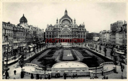 CPSM ANVERS - PLACE REINE ASTRID ET GARE CENTRALE - Other & Unclassified