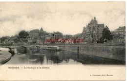 CPA MAYENNE - LA BASILIQUE ET LE CHATEAU - Mayenne