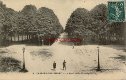 CPA CHALONS SUR MARNE - LE JARD, ALLEE PRINCIPALE - Châlons-sur-Marne