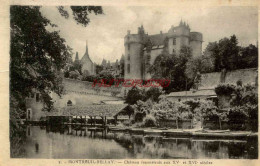 CPA MONTBREUIL BELLAY - 49 - CHATEAU RECONSTRUIT AUX XV ET XVIE SIECLES - Other & Unclassified