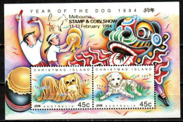 Christmas Islands 1994 - Mi.Nr. 81 I - Postfrisch MNH - Jahr Des Hundes Year Of The Dog - Christmaseiland
