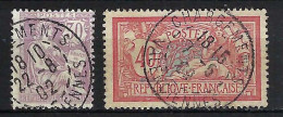 FRANCE Ca.1899-1912: Lot D' Obl. "Paris-Recouvrements" - Oblitérés