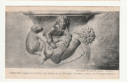 41 . Vendome . Eglise De La Trinité . Les Stalles Fin Du XVe . Les Mois . Juillet . La Tondeuse De Brebis - Vendome