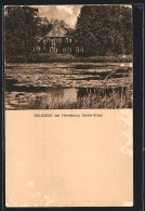 AK Daudieck Bei Horneburg, Uferpartie Mit Wohnhaus  - Autres & Non Classés