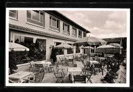 AK Pforzheim, Cafe Wagner, Terrasse  - Pforzheim