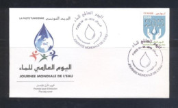 Tunisie 2013- Journée Mondiale De L'eau FDC - Tunisie (1956-...)
