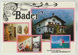 MBK Haus Bader. Steinbach Am Attersee. Salzkammergut. NEU. 2 Scans - Attersee-Orte