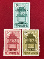 Stamps Vietnam South (U.N.E.S.C.O 4/11/1961) -GOOD Stamps- 1SET/3pcs - Vietnam