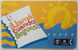Argentina 8 Units Chip Card - Llama Cuando Llegues - Argentinië