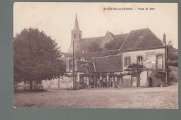 CP - 89 - Saint-Martin-sur-Ouanne - Place De La Gare - Sonstige & Ohne Zuordnung