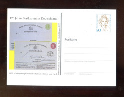 "BUNDESREPUBLIK DEUTSCHLAND" 1995, Privat-Postkarte "125 Jahre Postkarten In Deutschland" ** (A2144) - Privatpostkarten - Ungebraucht