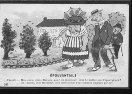 EPOUVANTAILS    (  EN COULEUR ) - Before 1900