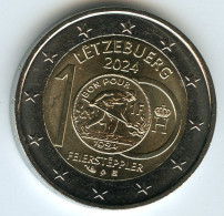 Luxembourg 2 Euro 2024 100 Ans Du 1 Franc 1924 Feierstëppler Bon Pour UNC - Luxemburg