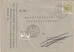 Autriche Lettre INNSBRUCK 31/1/1946  Pour Lausanne Suisse Adresse Insuffisante - Lettres & Documents