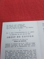 Doodsprentje Jozef De Cuyper / Lokeren 8/7/1900 - 24/9/1975 ( Anna De Roover ) - Religion & Esotérisme
