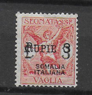 SOMALIA ** MNH TASSE-VAGLIA- LIRE 3 FINALE SERIE  C2082 - Somalia