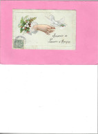 K0306 - SOUVENIR De LAMURE Sur D' AZERGUES - D69 - Carte Gaufrée - Lamure Sur Azergues