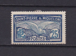 SAINT PIERRE ET MIQUELON 1909 TIMBRE N°84 NEUF AVEC CHARNIERE OISEAU - Unused Stamps