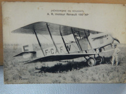 AVIATION +LE BOURGET: AVION A R MOTEUR RENAULT 180 H P AERODROME DU BOURGET ANIMEE - 1919-1938