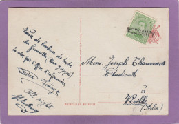 CARTE POSTALE "BONNE ANNEE" AVEC CACHET DE FORTUNE DE MESSANCY. - Fortune Cancels (1919)