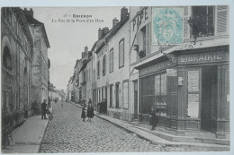 Cpa 1906 BRIENON La Rue De La Porte D'en Haut - MAY11 - Brienon Sur Armancon