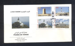 Tunisie 2013- Phares De Tunisie FDC - Tunisie (1956-...)