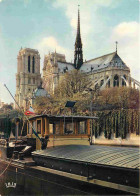 Bateaux - Péniches - Paris - Cathédrale Notre-Dame - CPM - Voir Scans Recto-Verso - Hausboote