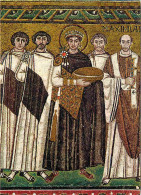 Art - Mosaique Religieuse - Ravenna - Basilica Di S Vitale - L'Imperatore Giustiniano Con Il Seguito - L'Empereur Justin - Paintings, Stained Glasses & Statues