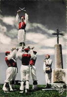 Folklore - Costumes - Pays Basques - Ballets Basques De Biarritz Oldarra - Danse De St Michel D'Aretxinaga - Biscaye - C - Costumes