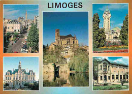 87 - Limoges - Multivues - Automobiles - CPM - Voir Scans Recto-Verso - Limoges