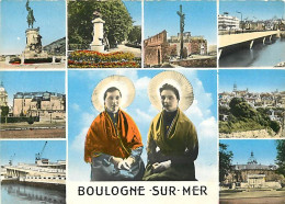 62 - Boulogne Sur Mer - Multivues - Matelotte Boulonnaise - Folklore - Mention Photographie Véritable - CPSM Grand Forma - Boulogne Sur Mer