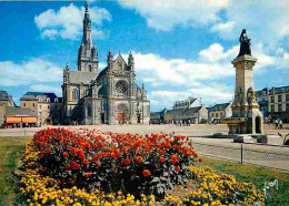 56 - Sainte Anne D'Auray - La Basilique - Fleurs - Carte Neuve - CPM - Voir Scans Recto-Verso - Sainte Anne D'Auray