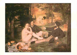 Art - Peinture - Edouard Manet - The Picnic - Carte Neuve - CPM - Voir Scans Recto-Verso - Schilderijen