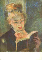 Art - Peinture - Pierre-Auguste Renoir - La Liseuse - Woman Reading - CPM - Voir Scans Recto-Verso - Peintures & Tableaux