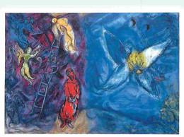 Art - Peinture - Marc Chagall - Le Songe De Jacob - CPM - Voir Scans Recto-Verso - Peintures & Tableaux