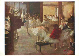 Art - Peinture - Edgar Degas - Ecole De Danse - CPM - Voir Scans Recto-Verso - Schilderijen