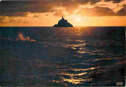 50 - Le Mont Saint Michel - Coucher De Soleil - CPM - Voir Scans Recto-Verso - Le Mont Saint Michel