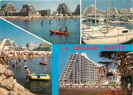 34 - La Grande Motte - Multivues - Bateaux - Automobiles - Scènes De Plage - CPM - Voir Scans Recto-Verso - Sonstige & Ohne Zuordnung