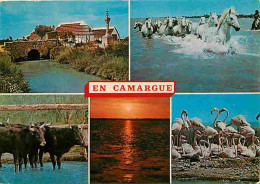 13 - Camargue - Multivues - Chevaux - Taureaux - Flamants Roses - Carte Neuve - CPM - Voir Scans Recto-Verso - Andere & Zonder Classificatie