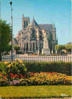 02 - Soissons - La Cathédrale - Automobiles - Camions - Carte Neuve - CPM - Voir Scans Recto-Verso  - Soissons