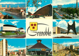 38 - Grenoble - Multivues - Blasons - CPM - Voir Scans Recto-Verso - Grenoble