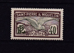 SAINT PIERRE ET MIQUELON 1909 TIMBRE N°87 NEUF AVEC CHARNIERE OISEAU - Unused Stamps