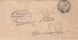 Italy. A221. Montagano. 1904. Annullo Tondo Riquadrato MONTAGANO (CAMPOBASSO), Su Franchigia Completa Di Testo - Portofreiheit