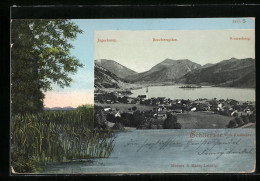 AK Schliersee, Panorama Mit Jägerkamp, Brecherspitze & Westerberg  - Schliersee