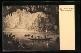AK Grottes De Han, Le Lac D`Embarquement  - Autres & Non Classés