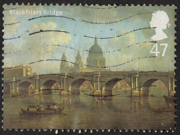 GREAT BRITAIN 2002 QEII 47p Multicoloured, Bridges Of London-Blackfriars Bridge SG2312 FU - Used Stamps