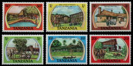 Tansania 1978 - Mi-Nr. 107-112 ** - MNH - Game Lodges - Tanzania (1964-...)