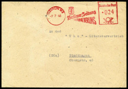 SBZ Allgemeine Ausgabe, 1948, AFS Zf, Brief - Other & Unclassified