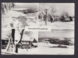 Ansichtskarte Hermsdorf Sachsen Erzgebirge Winter Schnee - Autres & Non Classés